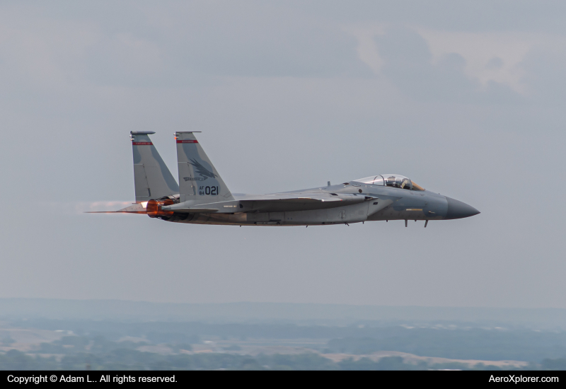 Photo of 84-0021 - USAF - United States Air Force McDonnell Douglas F-15 Eagle at BIL on AeroXplorer Aviation Database