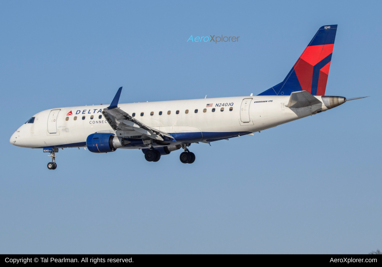 Photo of N240JQ - Delta Connection Embraer E175 at BWI on AeroXplorer Aviation Database