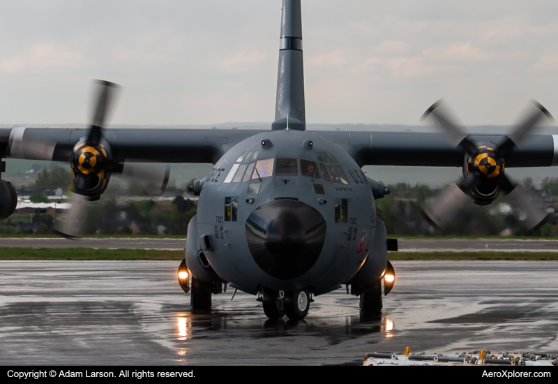 Photo of 96-7323 - USAF - United States Air Force Lockheed C-130H Hercules at BIL on AeroXplorer Aviation Database