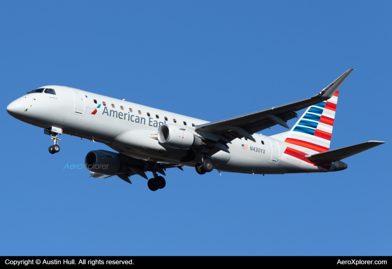 Photo of N430YX - American Eagle Embraer E175 at PIT on AeroXplorer Aviation Database