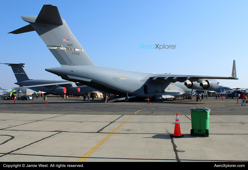 Photo of 07-7179 - USAF - United States Air Force Boeing C-17 Globemaster III at MHR on AeroXplorer Aviation Database
