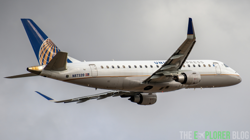Photo of N87339 - United Express Embraer E175 at IAH on AeroXplorer Aviation Database