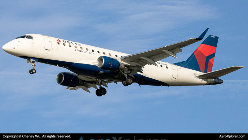 Photo of N202JQ - Delta Connection Embraer E170 at BOS on AeroXplorer Aviation Database