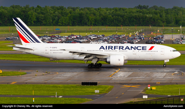 Photo of F-GSPO - Air France Boeing 777-200ER at DTW on AeroXplorer Aviation Database