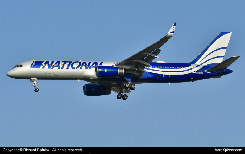 Photo of N963CA - National Airlines Boeing 757-200 at MCO on AeroXplorer Aviation Database