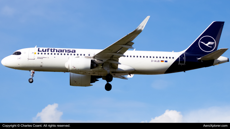 Photo of D-AIJB - Lufthansa Airbus A320NEO at LHR on AeroXplorer Aviation Database