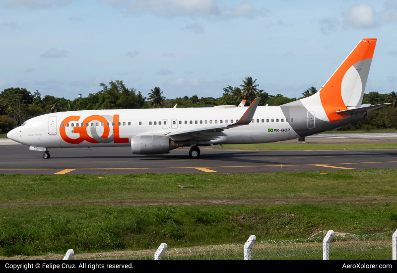 Photo of PR-GOP - GOL Linhas Aereas Boeing 737-800 at SSA on AeroXplorer Aviation Database
