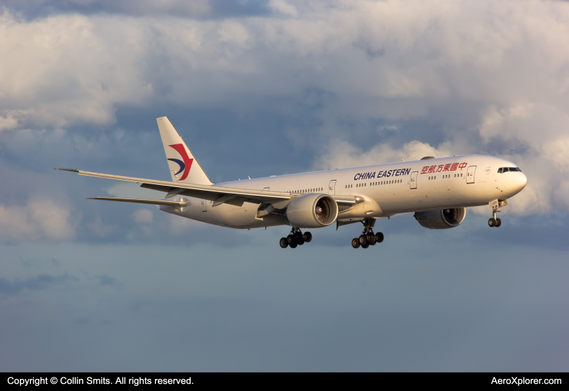Photo of B-2001 - China Eastern Airlines Boeing 777-300ER at LHR on AeroXplorer Aviation Database