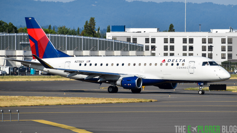 Photo of N278SY - Delta Airlines Embraer E175 at PDX on AeroXplorer Aviation Database