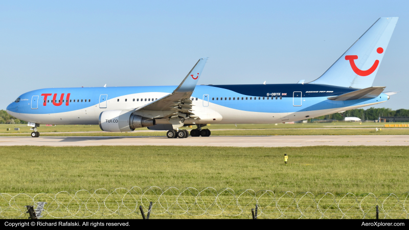 Photo of G-OBYK - TUI Fly Boeing 767-300ER at MAN on AeroXplorer Aviation Database