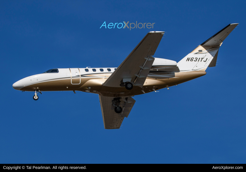 Photo of N631TJ - PRIVATE Cessna Citation CJ4 at PIT on AeroXplorer Aviation Database