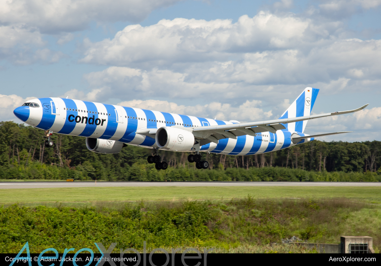 Photo of D-ANRF - Condor Airbus A330-900 at BWI on AeroXplorer Aviation Database