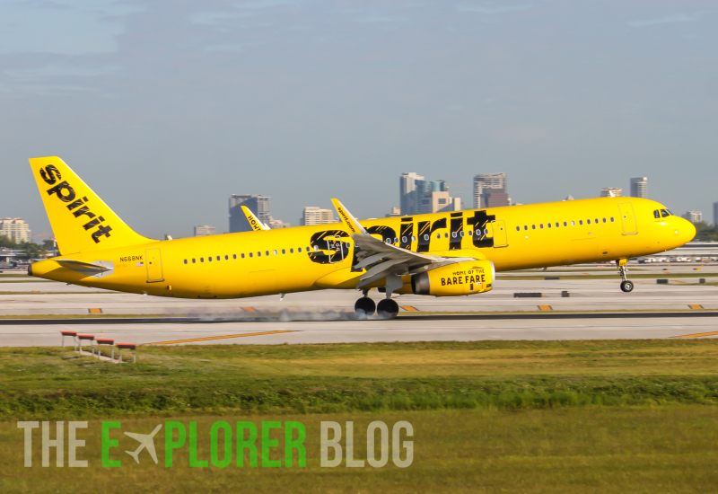 Photo of N668NK - Spirit Airlines Airbus A321-200 at FLL on AeroXplorer Aviation Database