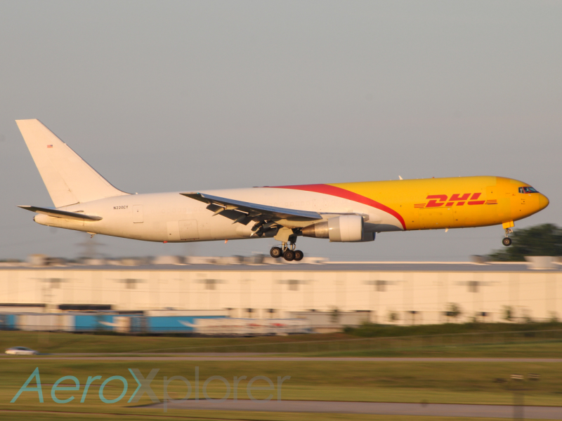 Photo of N220CY - DHL Boeing 767-300F at CVG on AeroXplorer Aviation Database