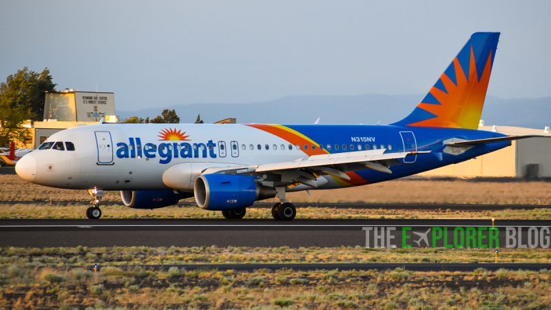 Photo of N915NV - Allegiant Air Airbus A319 at RDM on AeroXplorer Aviation Database