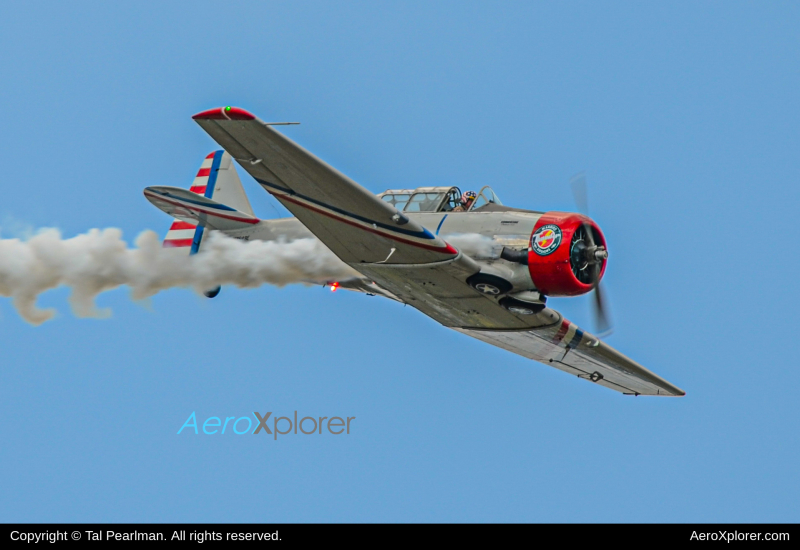 Photo of N7648E - PRIVATE North American T-6 Texan at MRB on AeroXplorer Aviation Database