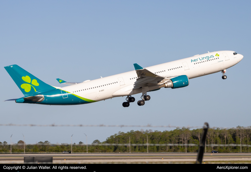 Photo of G-EIDY - Aer Lingus Airbus A330-300 at MCO on AeroXplorer Aviation Database