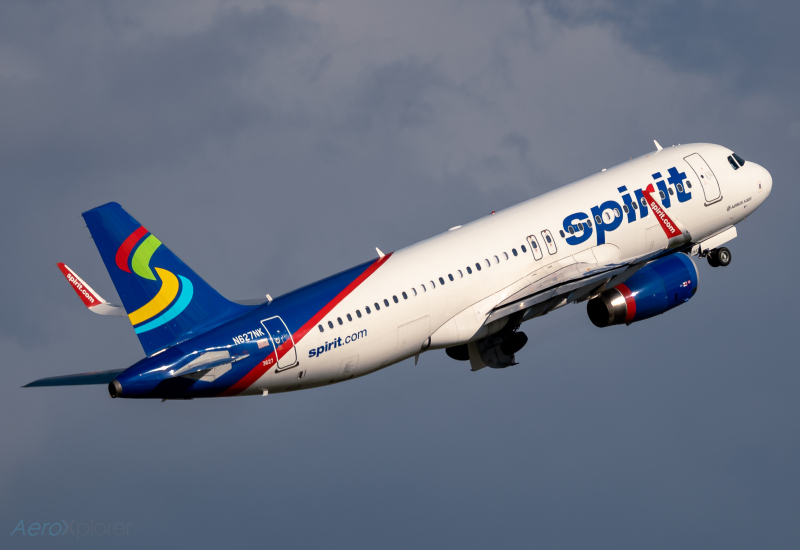 Photo of N627NK - Spirit Airlines Airbus A320 at BOS on AeroXplorer Aviation Database