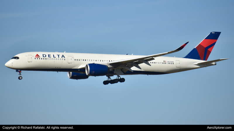Photo of N512DN - Delta Airlines Airbus A350-900 at ATL on AeroXplorer Aviation Database