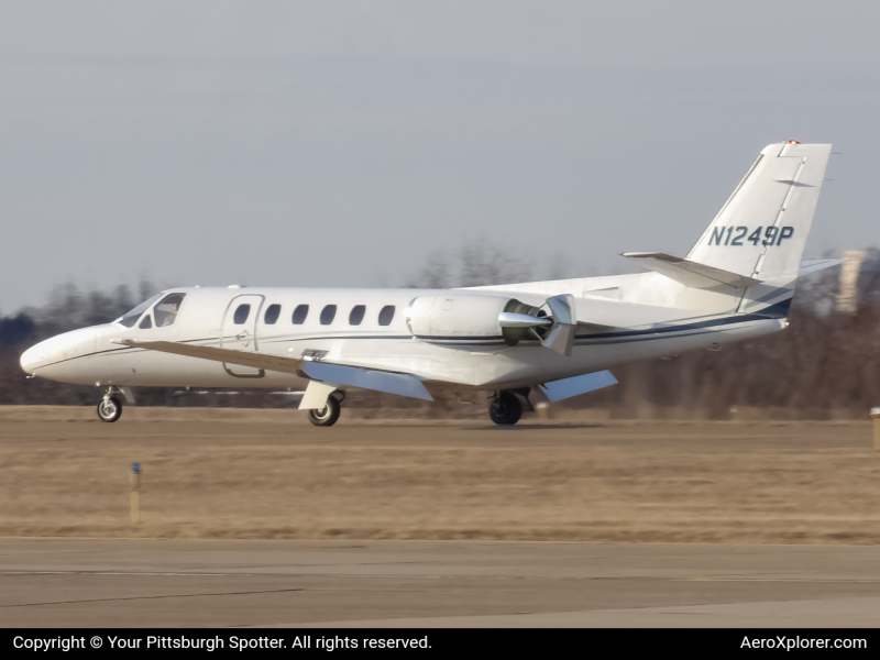 Photo of N1249P - Private  Cessna 550 Citation Bravo at AGC on AeroXplorer Aviation Database