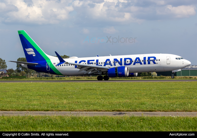 Photo of TF-ICH - Icelandair Boeing 737 MAX 8 at AMS on AeroXplorer Aviation Database