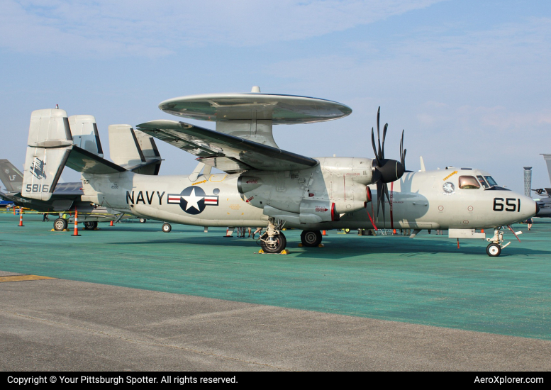 Photo of 165815 - USN - United States Navy Nothrop Grumman E-2 Hawkeye at DAY on AeroXplorer Aviation Database