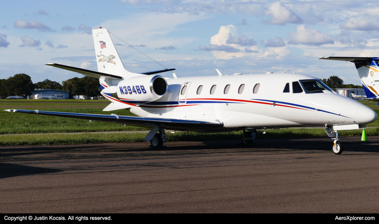 Photo of N394BB - PRIVATE Cessna 560XLS Citation Excel at TPA on AeroXplorer Aviation Database