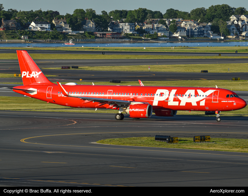 Photo of TF-PLB - Play Airbus A321NEO at BOS on AeroXplorer Aviation Database