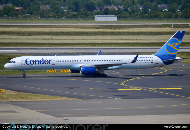 Photo of D-ABOB - Condor Boeing 757-300 at DUS on AeroXplorer Aviation Database