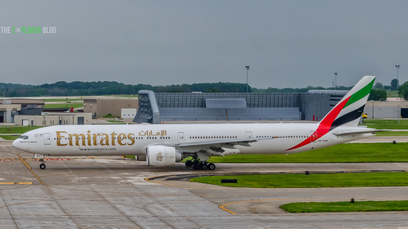 Photo of A6-EQA - Emirates Boeing 777-300ER at MKE on AeroXplorer Aviation Database