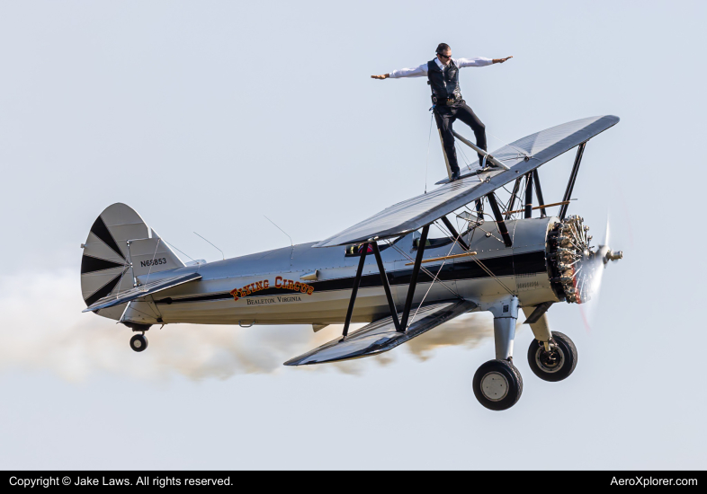 Photo of N68853 - PRIVATE Boeing PT-17 Stearman at CJR on AeroXplorer Aviation Database