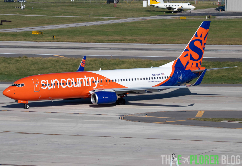 Photo of N835SY - Sun Country Airlines Boeing 737-800 at SAT on AeroXplorer Aviation Database