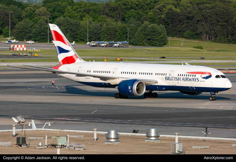 Photo of G-ZBJH - British Airways Boeing 787-8 at BWI on AeroXplorer Aviation Database