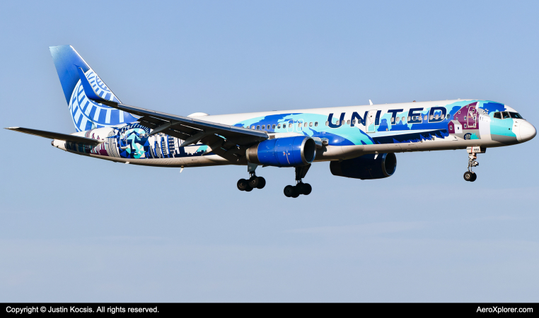 Photo of N14102 - United Airlines Boeing 757-200 at TPA on AeroXplorer Aviation Database