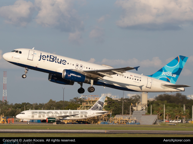 Photo of N606JB - JetBlue Airways Airbus A320 at KTPA on AeroXplorer Aviation Database