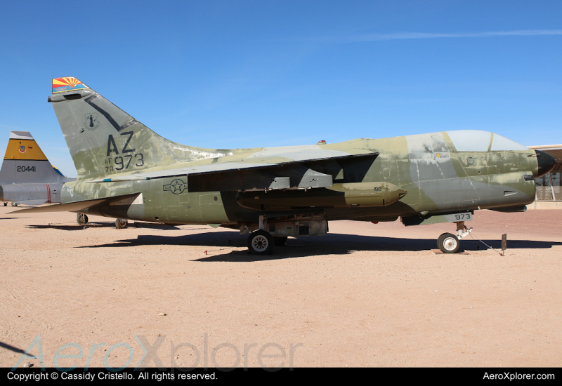 Photo of 70-0973 - USAF - United States Air Force LTV A-7 Corsair II at DMA on AeroXplorer Aviation Database