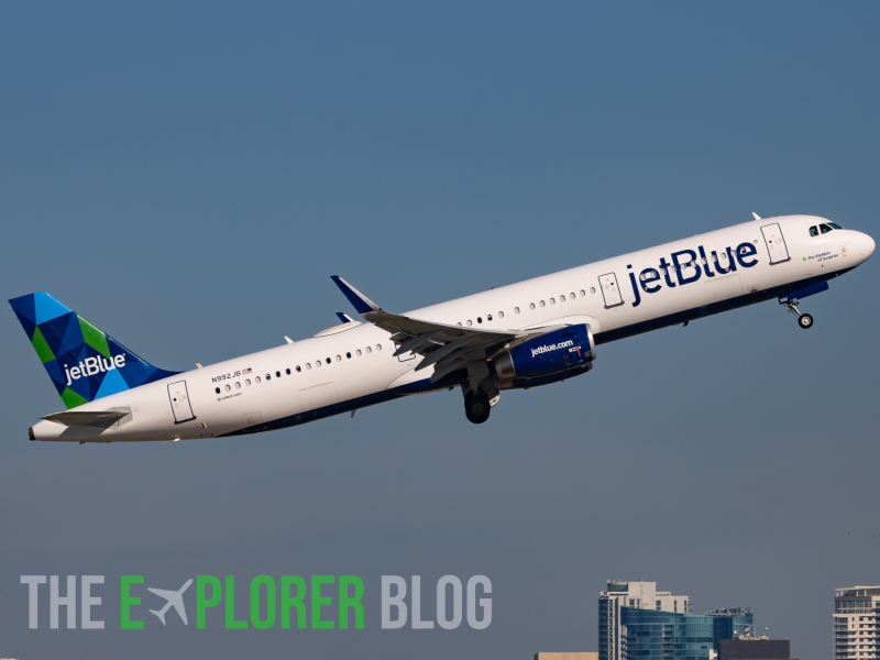 Photo of N992JB - JetBlue Airways Airbus A321-200 at FLL on AeroXplorer Aviation Database