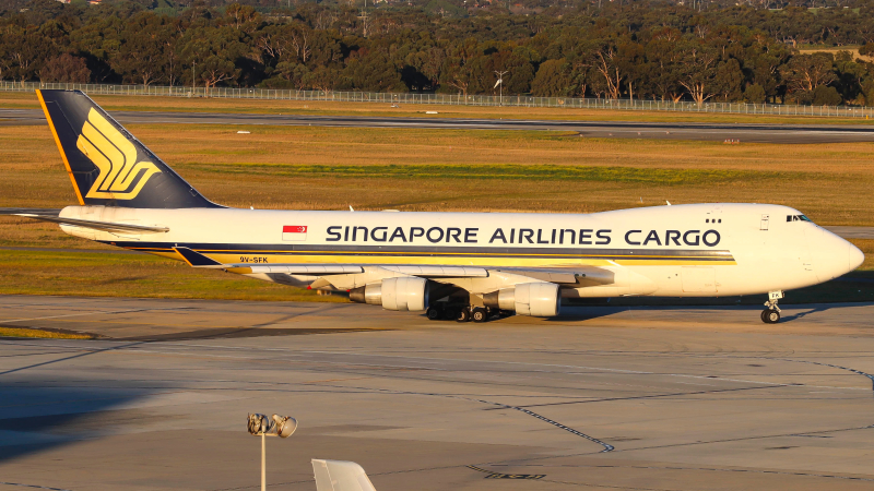 Photo of 9V-SFK - Singapore Airlines Cargo Boeing 747-400F at MEL on AeroXplorer Aviation Database