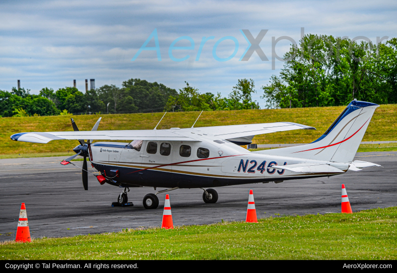 Photo of N246J - PRIVATE Cessna P210 Centurion at HFD on AeroXplorer Aviation Database