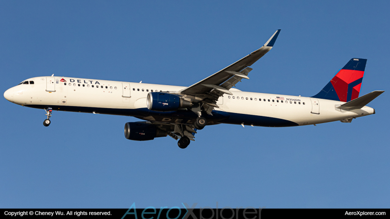 Photo of N356DN - Delta Airlines Airbus A321-200 at BOS on AeroXplorer Aviation Database