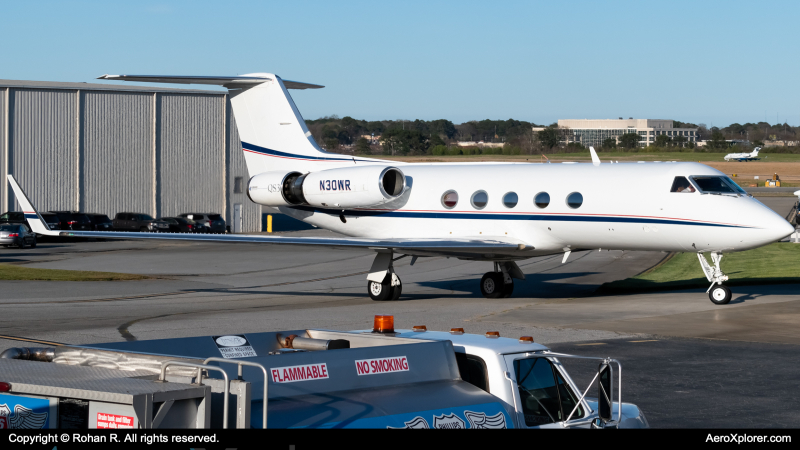 Photo of N30WR - PRIVATE Gulfstream III at PDK on AeroXplorer Aviation Database