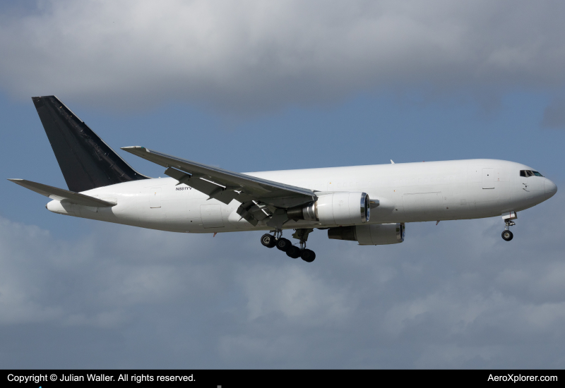 Photo of N881YV - 21 Air Boeing 767-200F at MIA on AeroXplorer Aviation Database