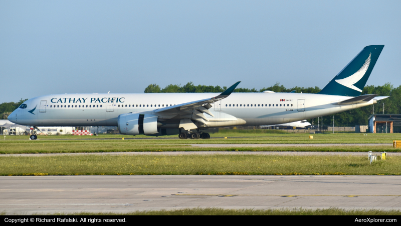 Photo of B-LQB - Cathay Pacific Airbus A350-900 at MAN on AeroXplorer Aviation Database