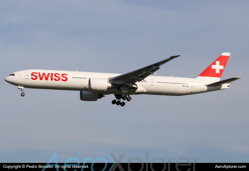 Photo of HB-JNF - Swiss International Air Lines Boeing 777-300ER at GRU on AeroXplorer Aviation Database