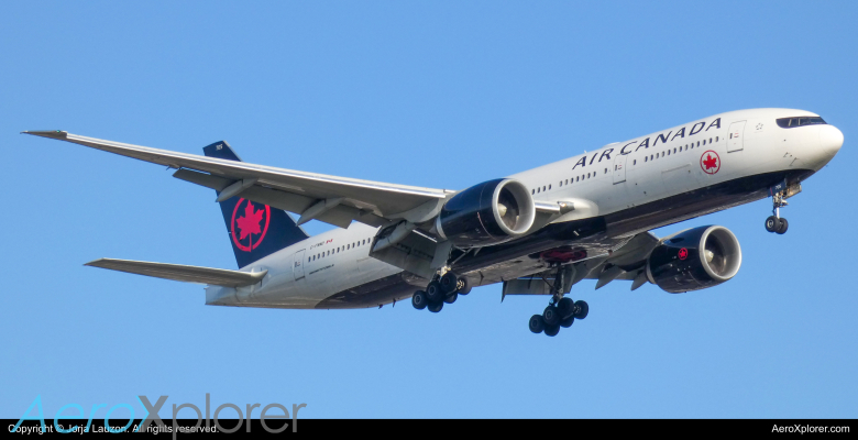 Photo of C-FNND - Air Canada Boeing 777-200LR at YYZ on AeroXplorer Aviation Database