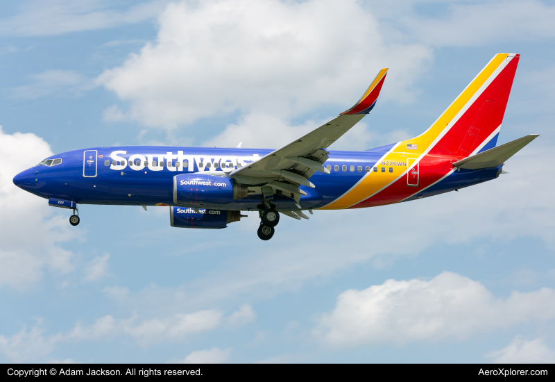 Photo of N266WN - Southwest Airlines Boeing 737-700 at BWI on AeroXplorer Aviation Database