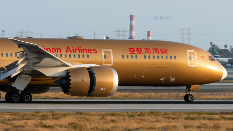 Photo of B-1343 - Hainan Airlines Boeing 787-9 at LAX on AeroXplorer Aviation Database