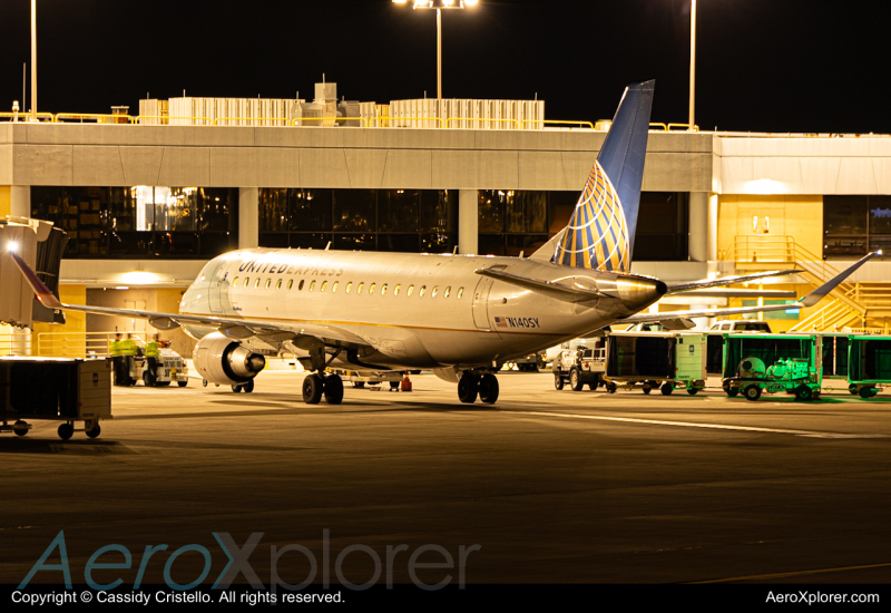Photo of N140SY - United Express Embraer E175 at TUS on AeroXplorer Aviation Database