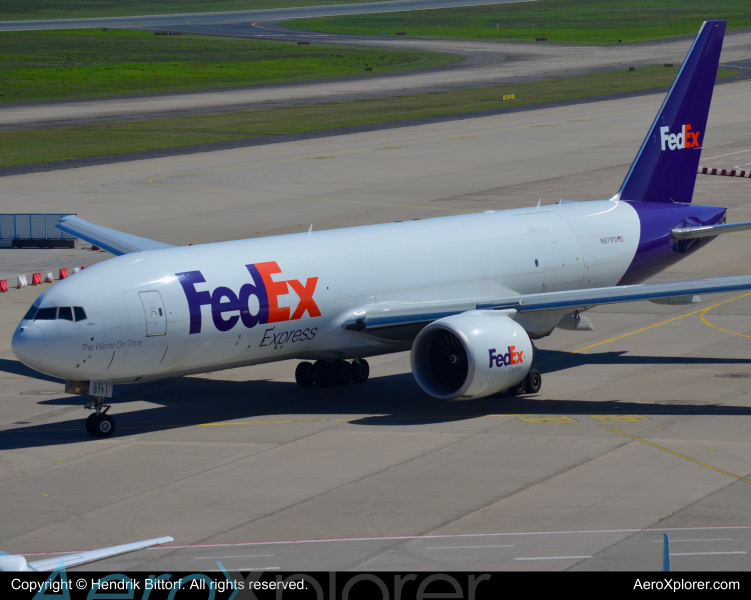 Photo of N871FD - FedEx Boeing 777-F at CGN on AeroXplorer Aviation Database