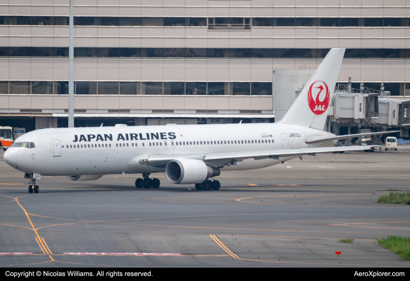 Photo of JA613J - Japan Airlines Boeing 767-300ER at HND on AeroXplorer Aviation Database